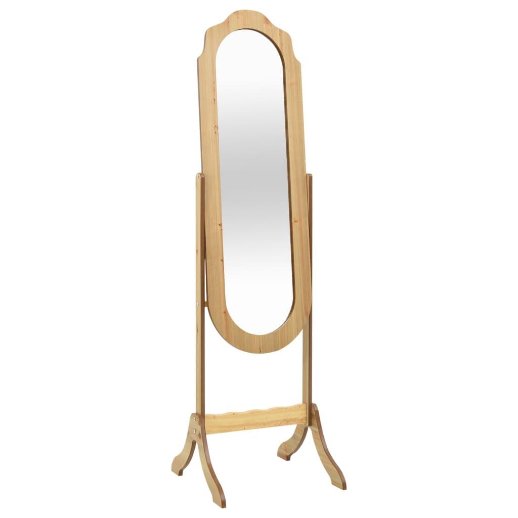 Free Standing Mirror 45.5X47.5X160 Cm Engineered Wood