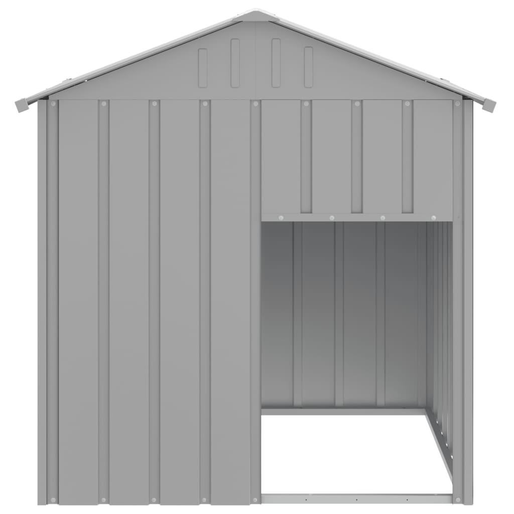 Dog House With Roof 117X103X123 Cm Galvanised Steel