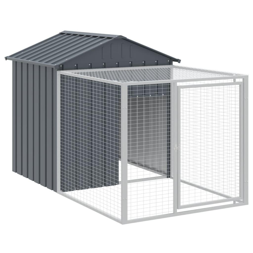 Chicken Cage With Run Galvanised Steel