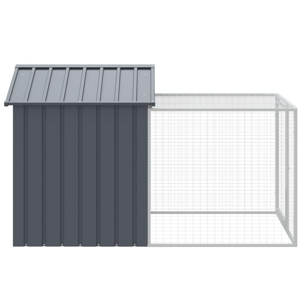 Chicken Cage With Run Galvanised Steel