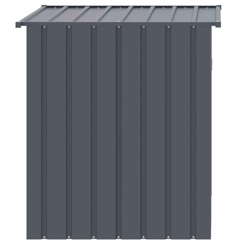 Trendyproduct.co.uk Dog House With Roof 110X103X109 Cm Galvanised Steel vidaXL Animals & Pet Supplies Animals & Pet Supplies > Pet Supplies > Dog Supplies > Dog Houses Anthracite Dog Houses Dog Supplies parcel Pet Supplies vidaXL