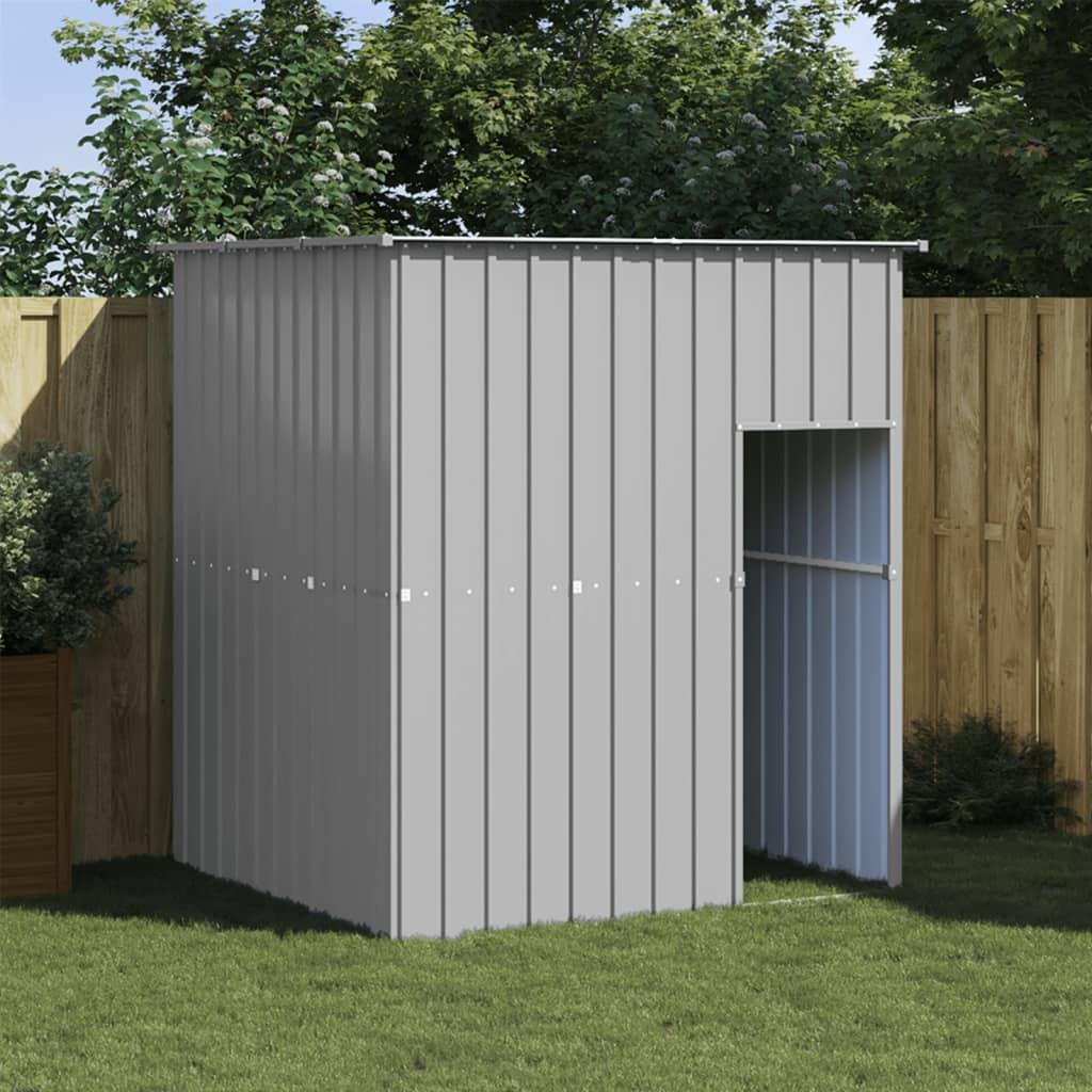 Trendyproduct.co.uk Dog House With Roof 165X153X181 Cm Galvanised Steel vidaXL Animals & Pet Supplies Animals & Pet Supplies > Pet Supplies > Dog Supplies > Dog Houses Anthracite Dog Houses Dog Supplies parcel Pet Supplies vidaXL