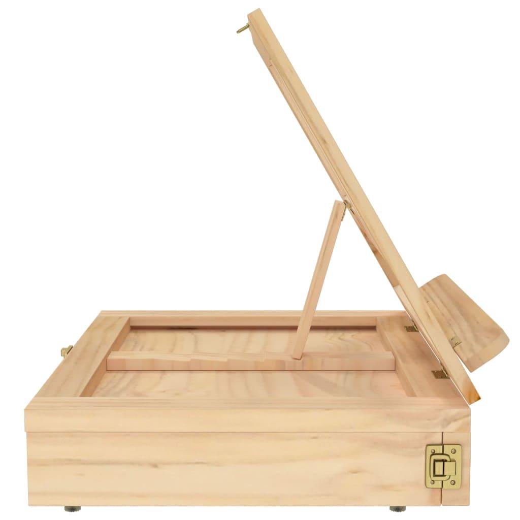 Table Easel With Drawer 33.5X25.5X7 Cm Solid Wood Pine