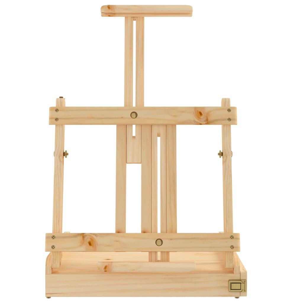 Table Easel With Drawer 41.5X37X12 Cm Solid Wood Pine