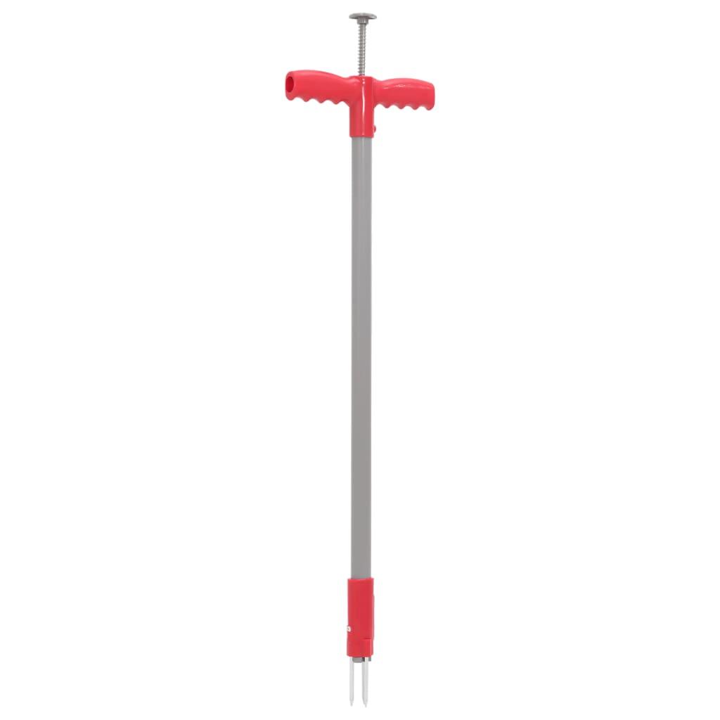 Weed Remover Red And Grey 93.5 Cm Powder-Coated Steel