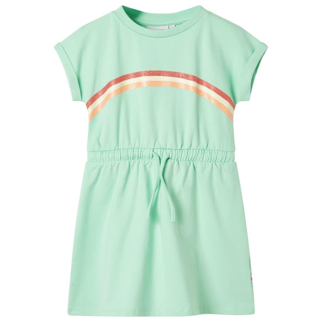 Kids' Dress With Drawstring Bright 128