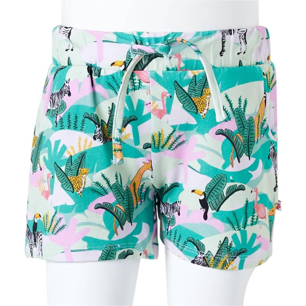 Kids' Shorts With Drawstring Light Mint 116