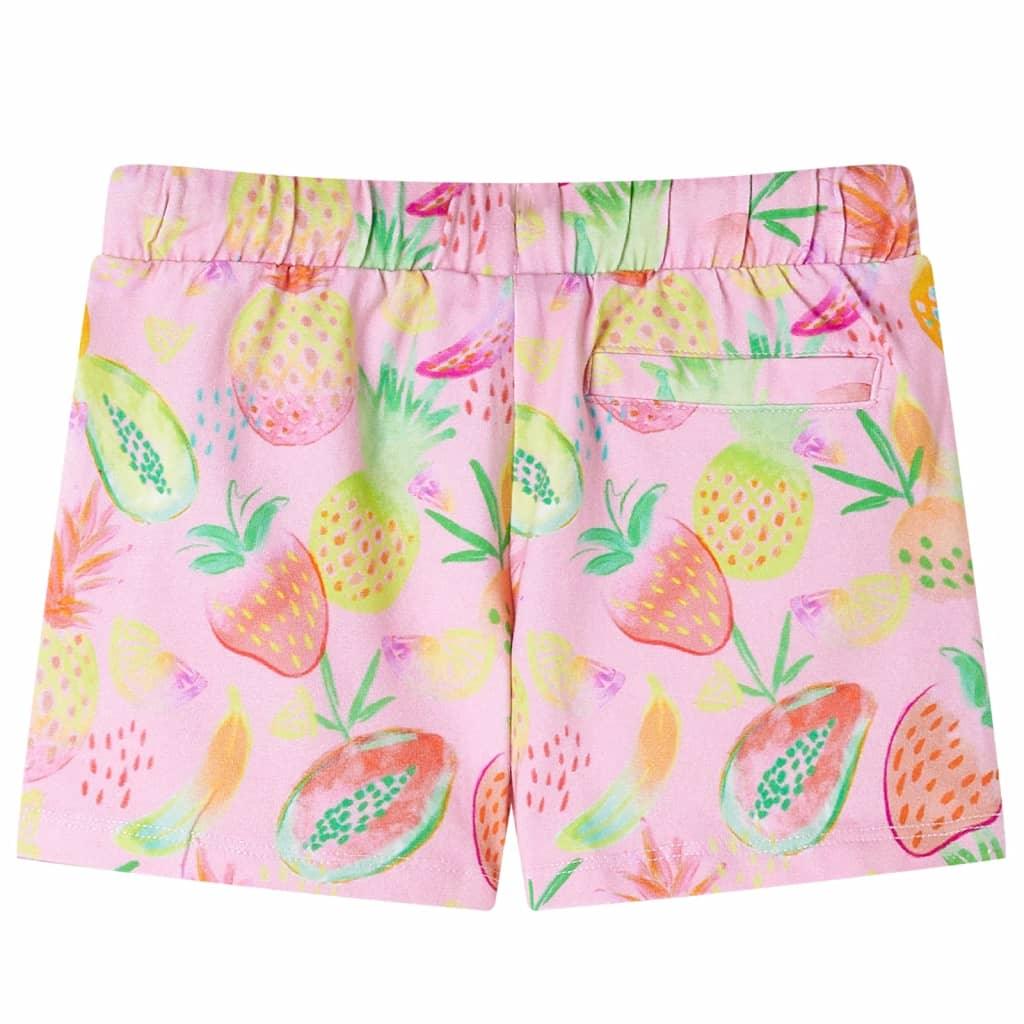 Kids' Shorts With Drawstring Soft Pink 116