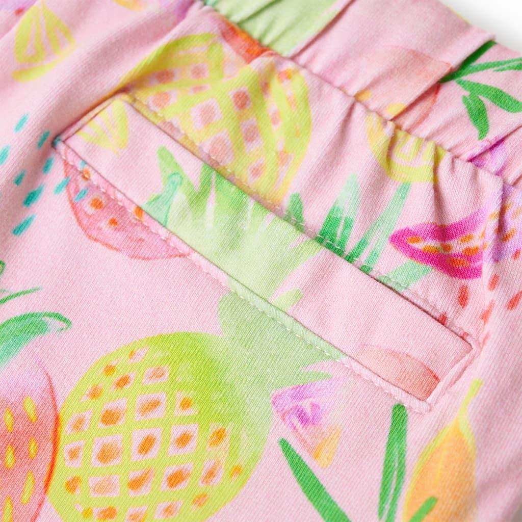 Kids' Shorts With Drawstring Soft Pink 116