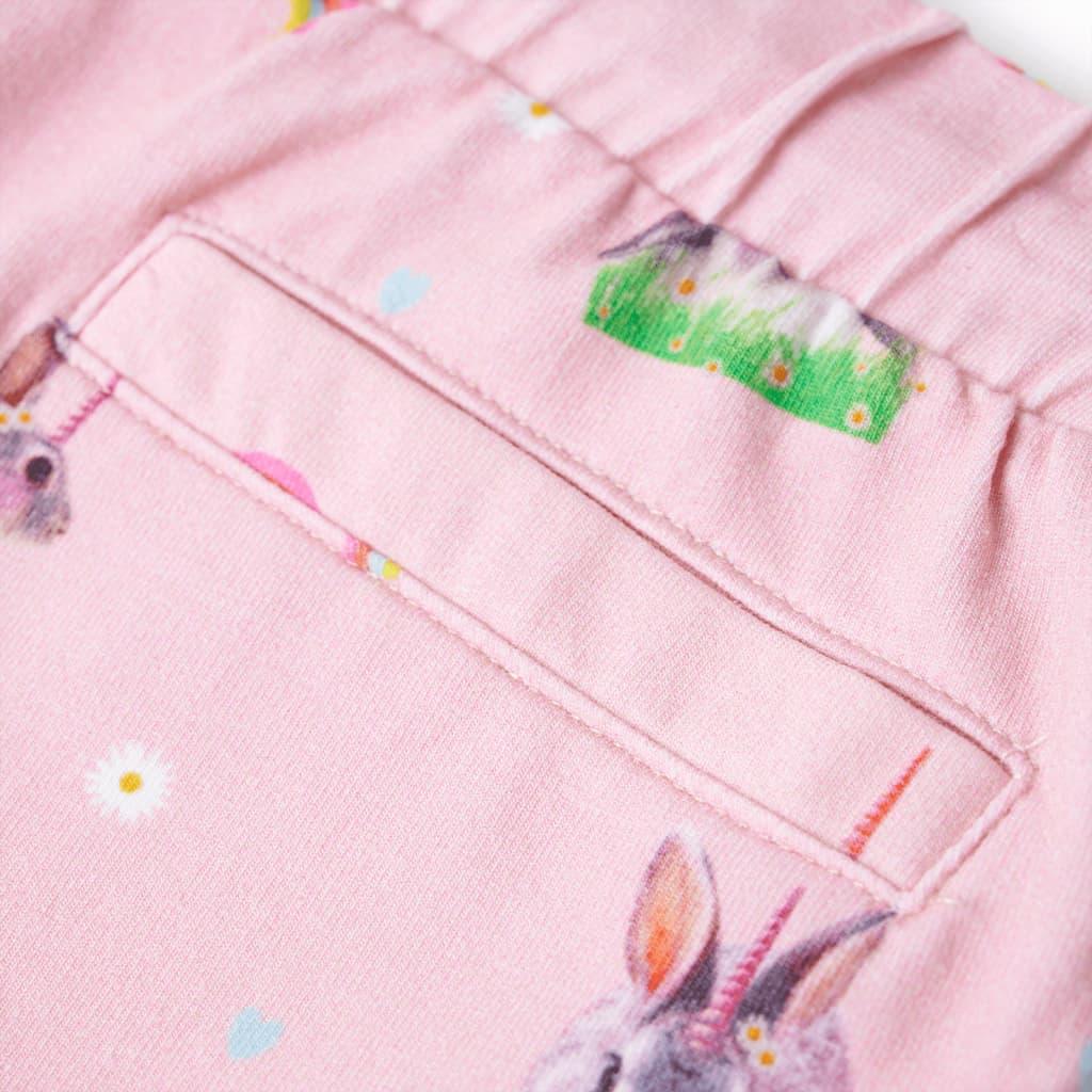 Kids' Shorts With Drawstring Light Pink 104