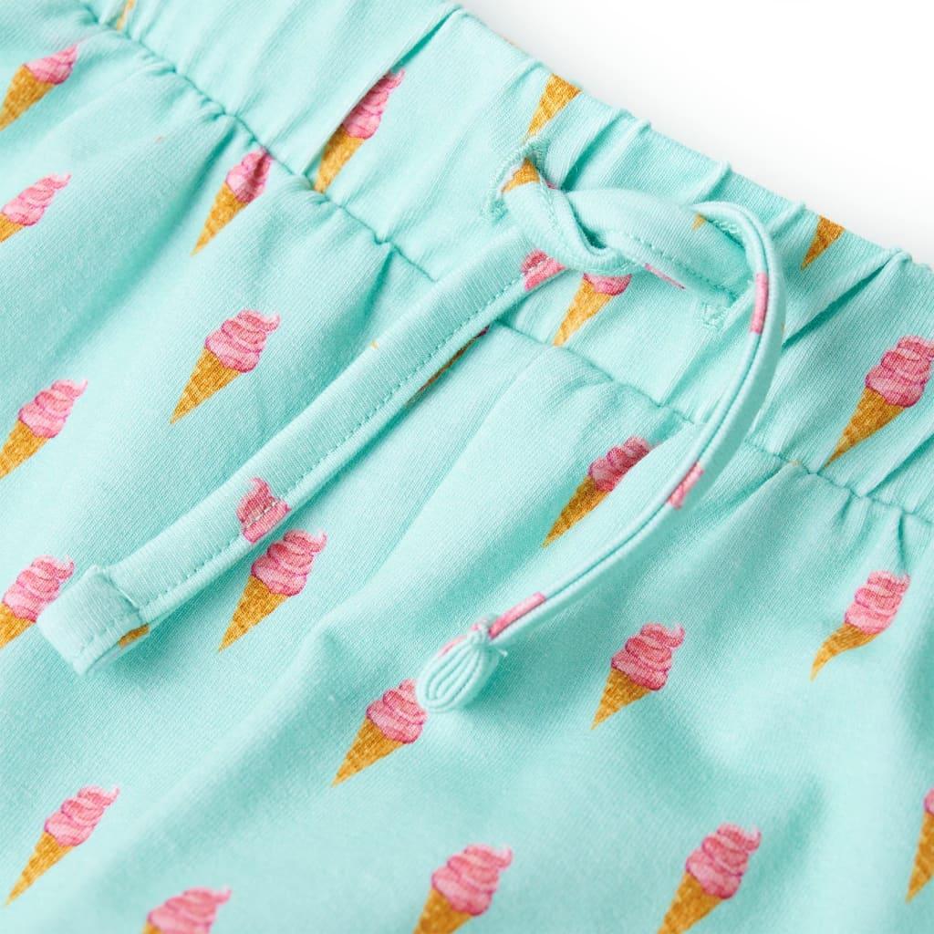 Kids' Shorts With Drawstring Light Mint 116