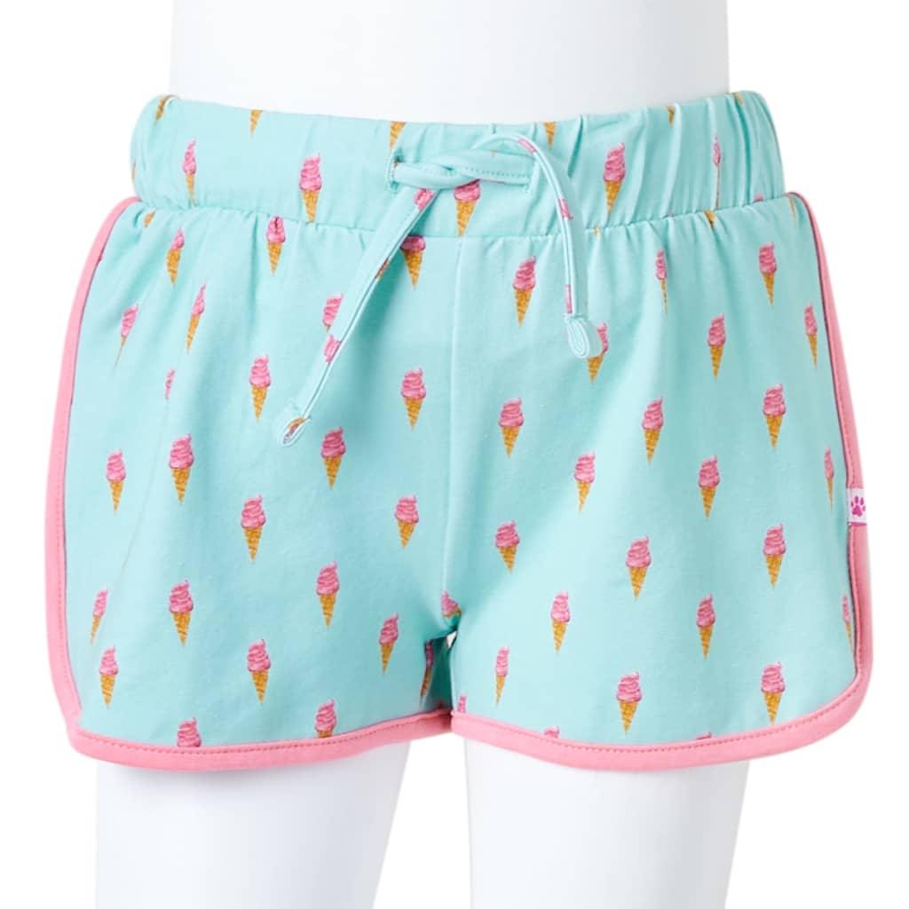 Kids' Shorts With Drawstring Light Mint 116