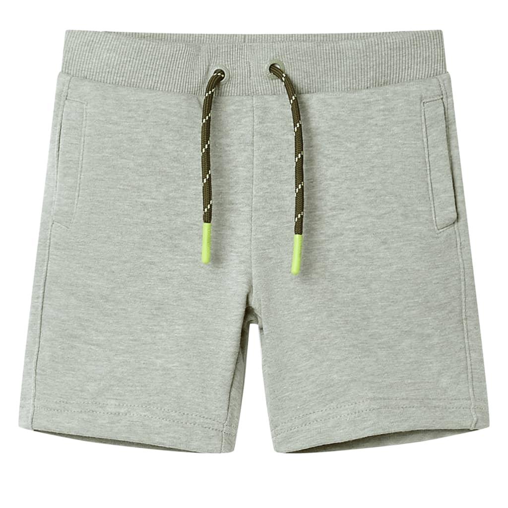 Kids' Shorts With Drawstring Light Melange 128