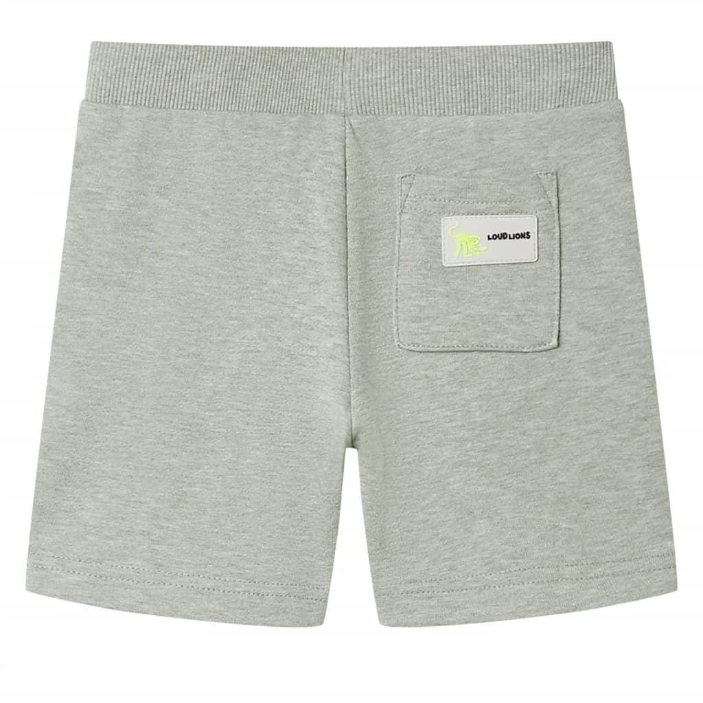 Kids' Shorts With Drawstring Light Melange 128