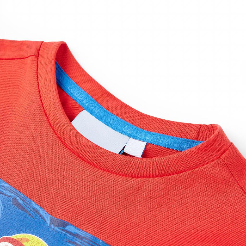 Kids' T-Shirt With Short Sleeves Red 116