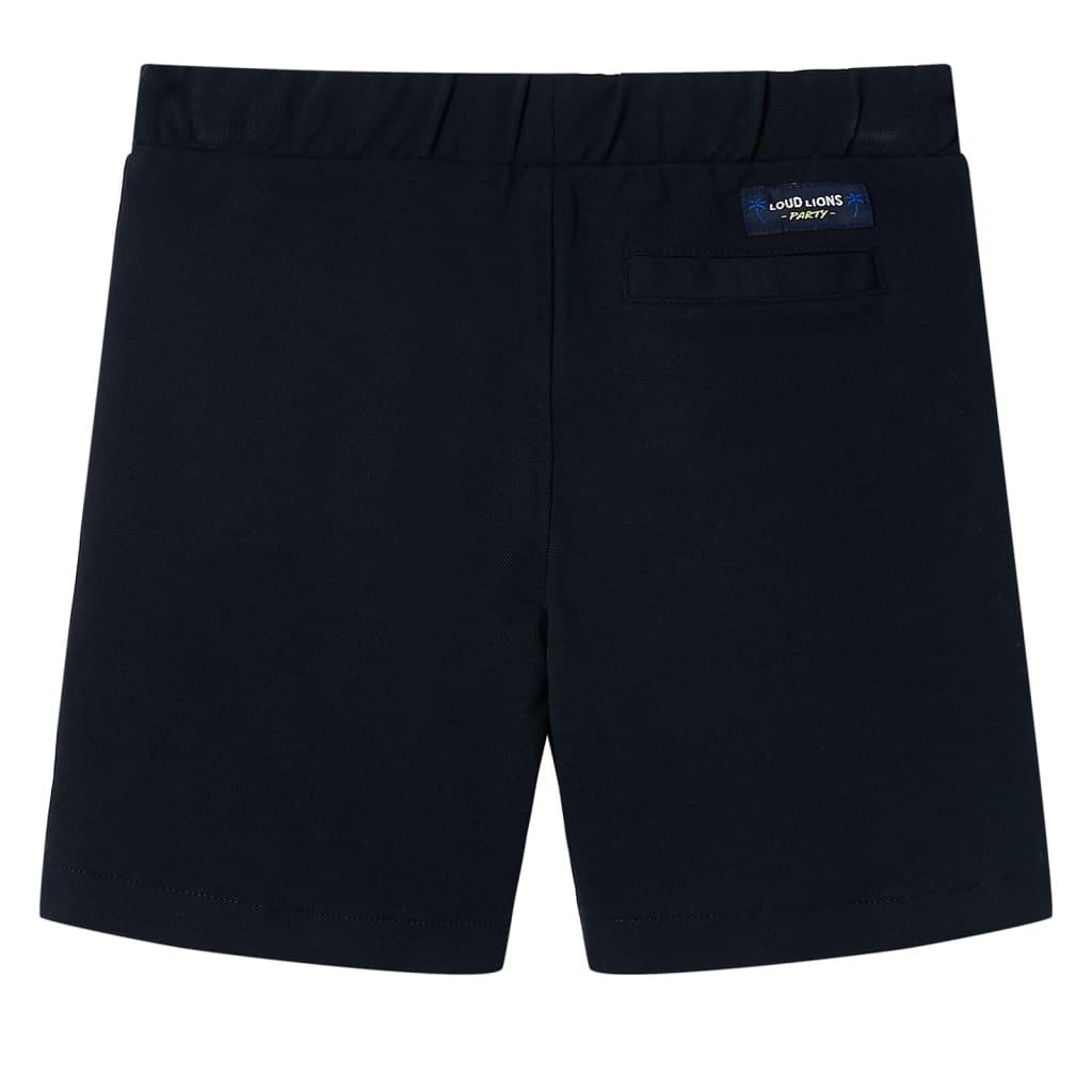 Kids' Shorts With Drawstring Navy 104