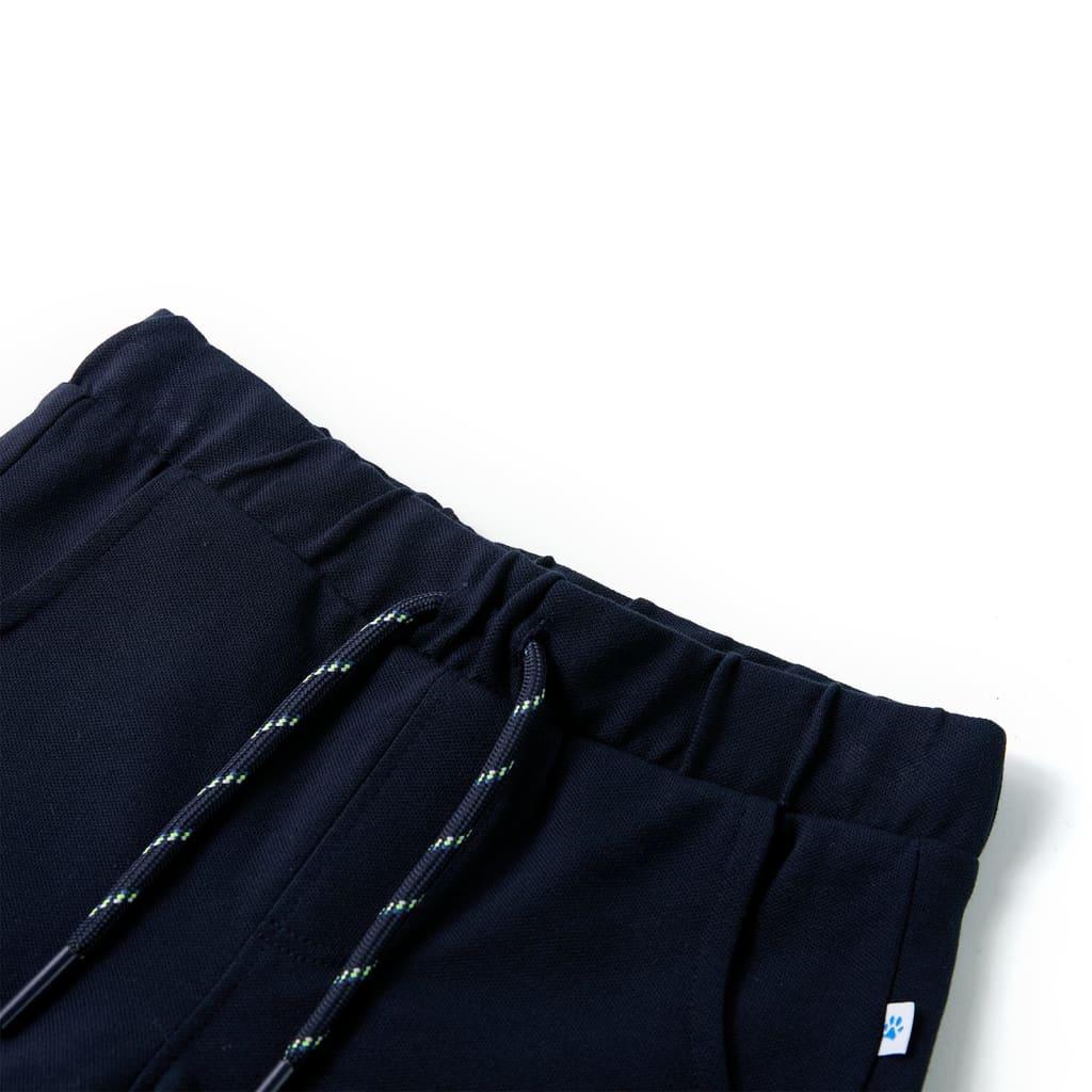 Kids' Shorts With Drawstring Navy 104