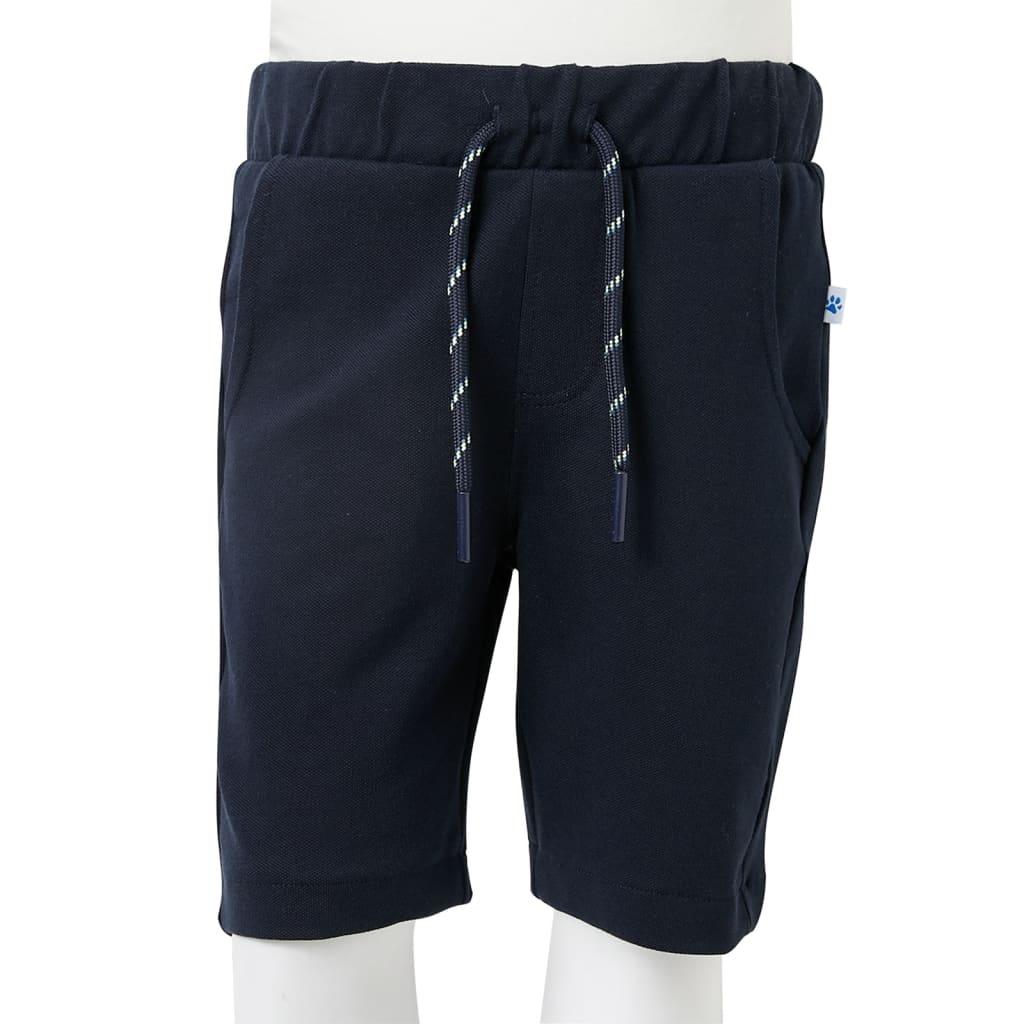 Kids' Shorts With Drawstring Navy 104