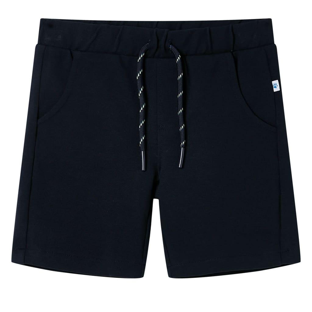 Kids' Shorts With Drawstring Navy 104