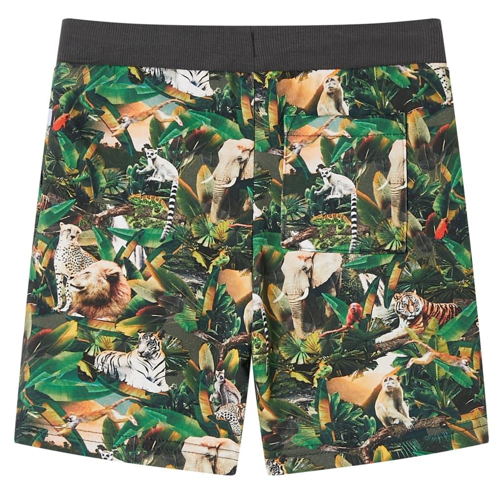 Kids' Shorts With Drawstring Old Petrol 128