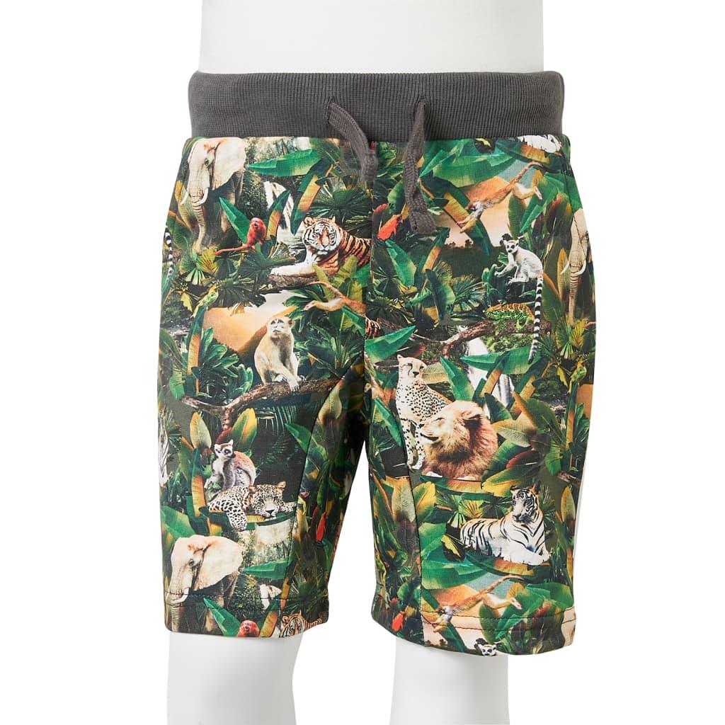 Kids' Shorts With Drawstring Old Petrol 128