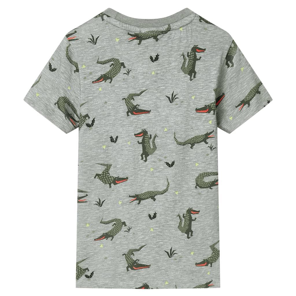 Kids' T-Shirt Light Khaki Melange 116