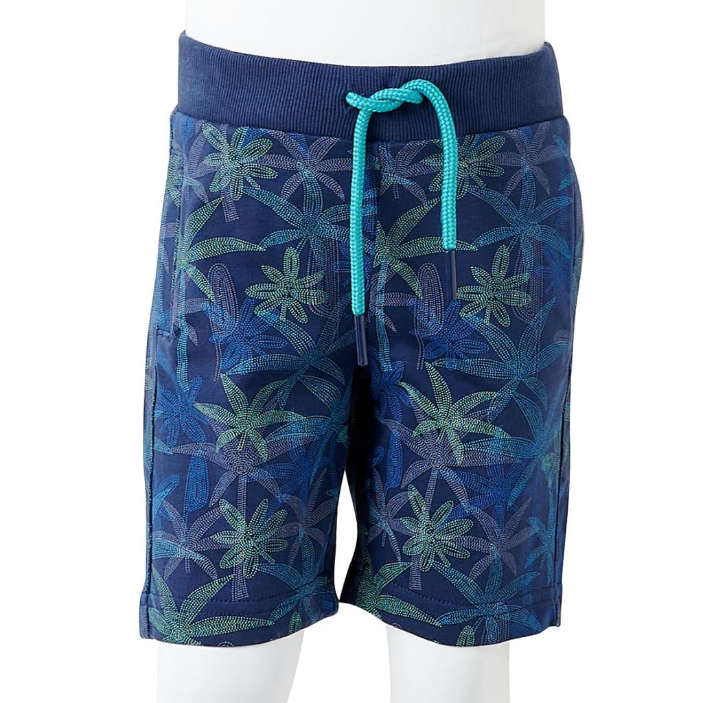 Kids' Shorts With Drawstring Navy 116