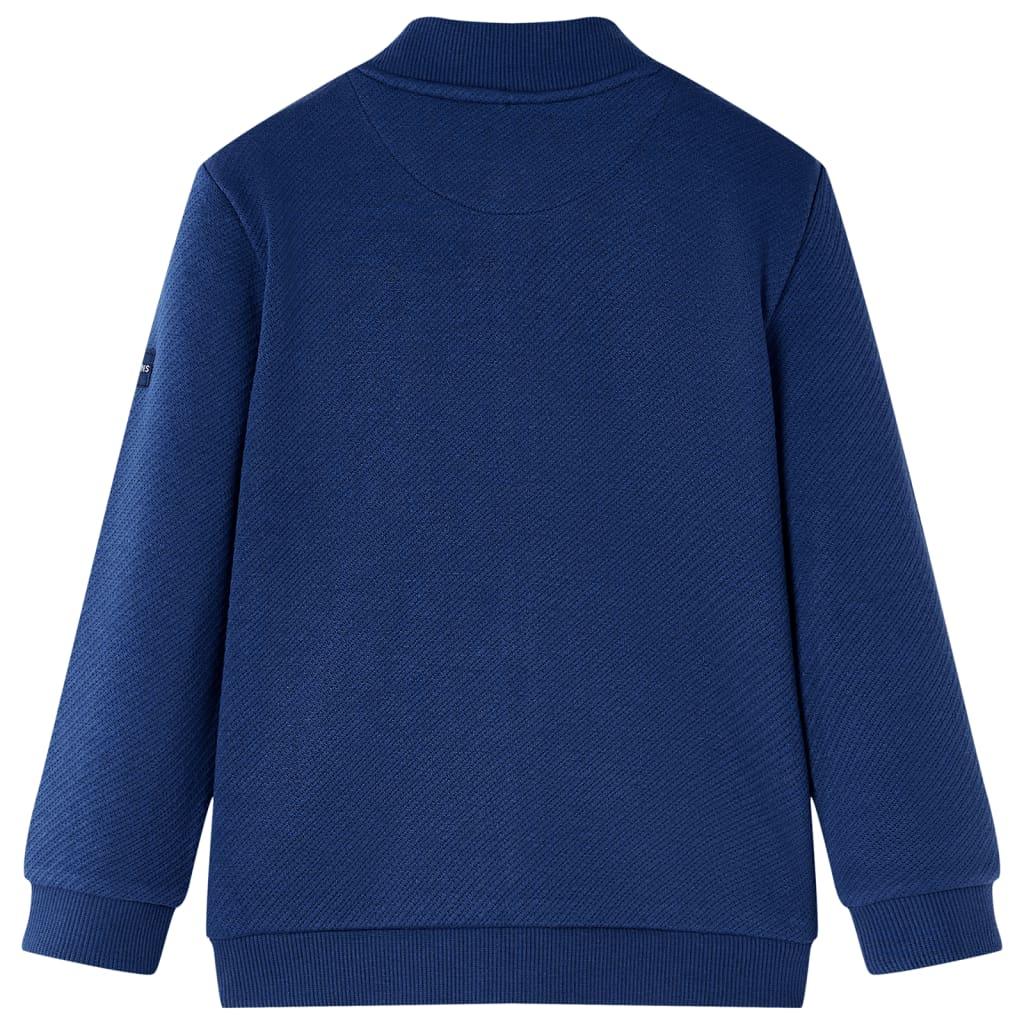 Kids' Sweatshirt With Zip Navy 104