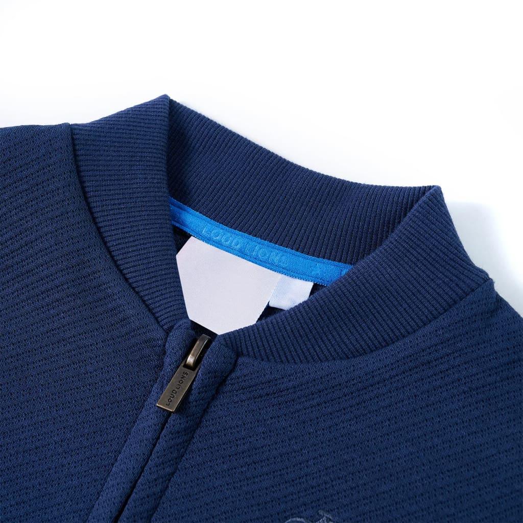 Kids' Sweatshirt With Zip Navy 104