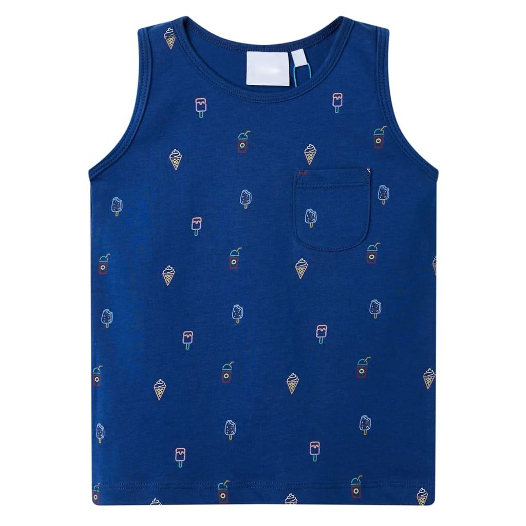 Kids' Tank Top Dark Blue 116