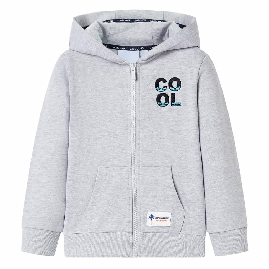 Kids' Hooded Sweatshirt With Zip 140