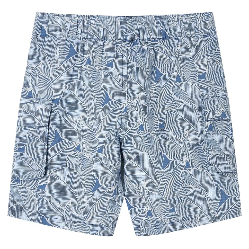 Kids' Shorts With Drawstring Dark Blue 104