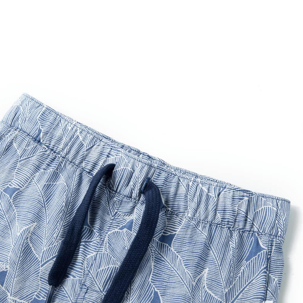 Kids' Shorts With Drawstring Dark Blue 104