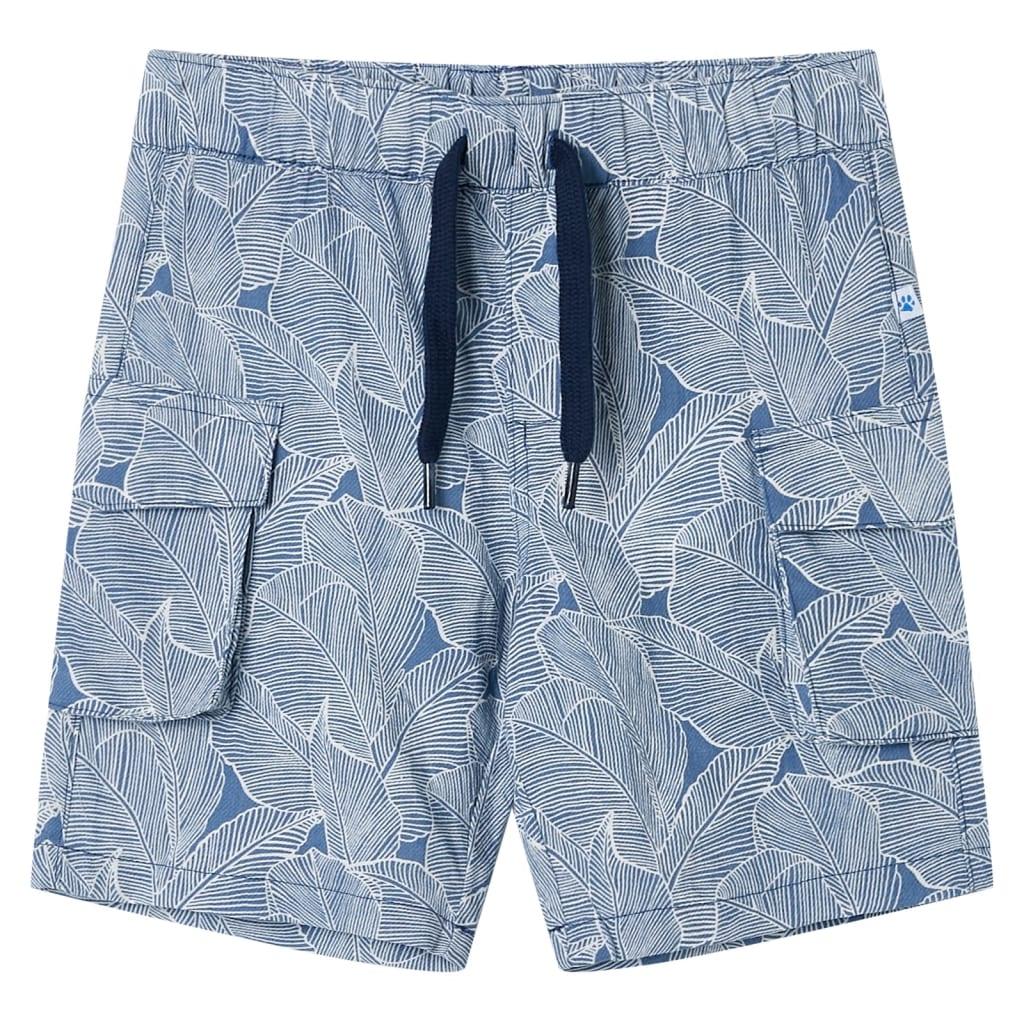 Kids' Shorts With Drawstring Dark Blue 104