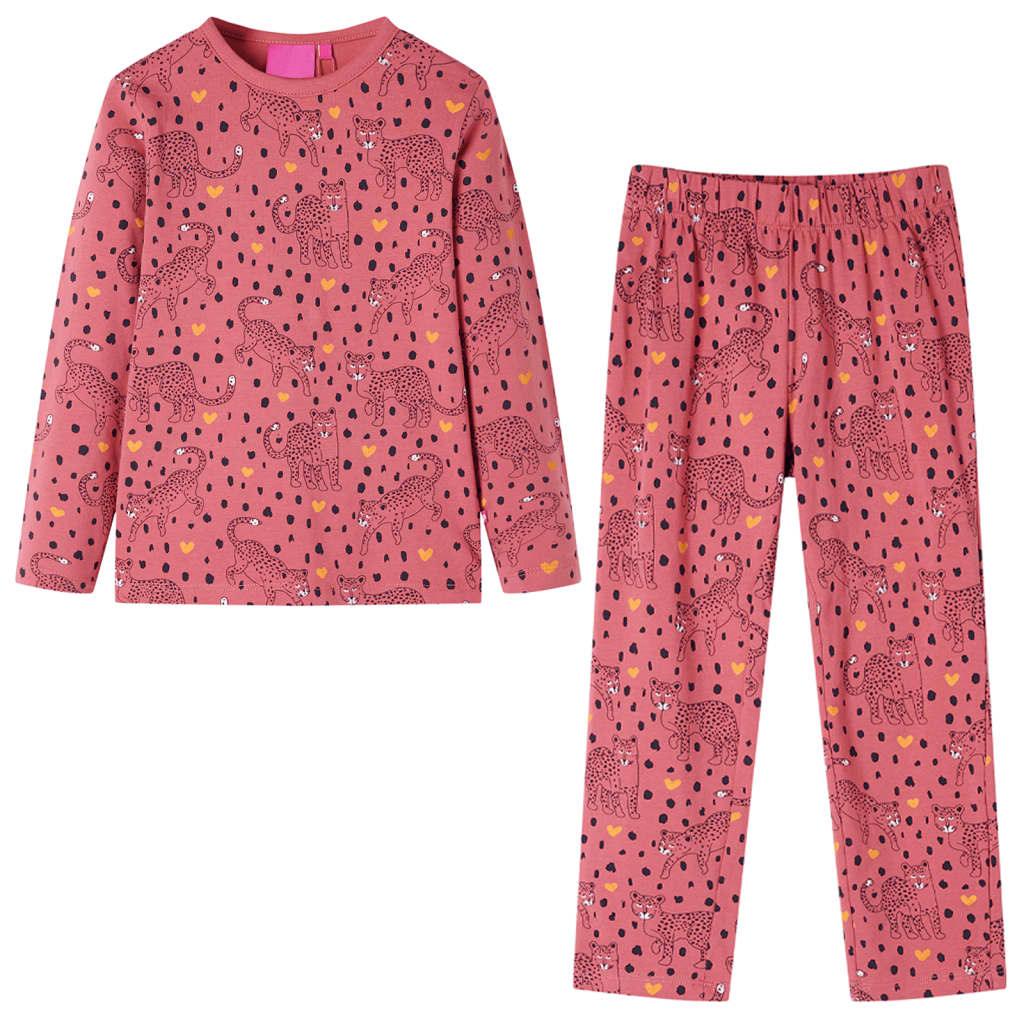 Kids' Pyjamas With Long Sleeves Old Pink 104