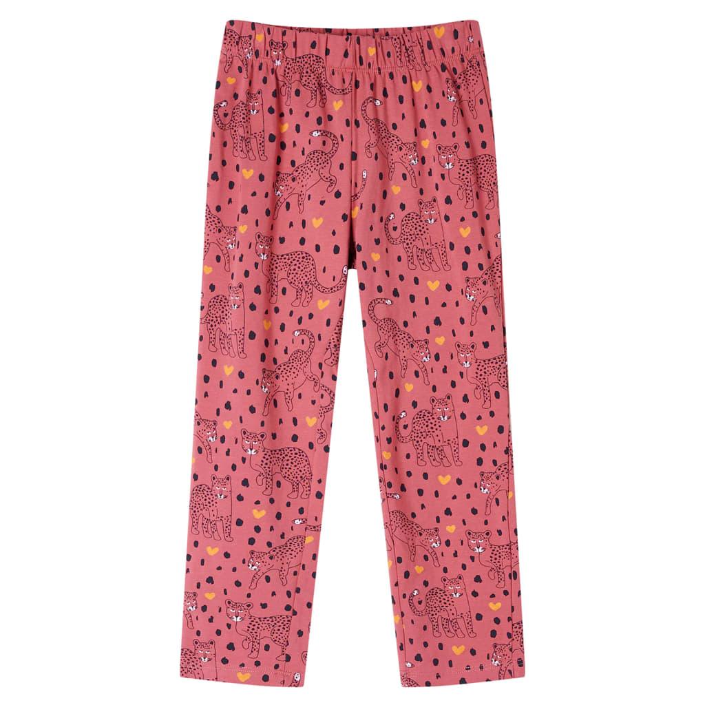 Kids' Pyjamas With Long Sleeves Old Pink 104