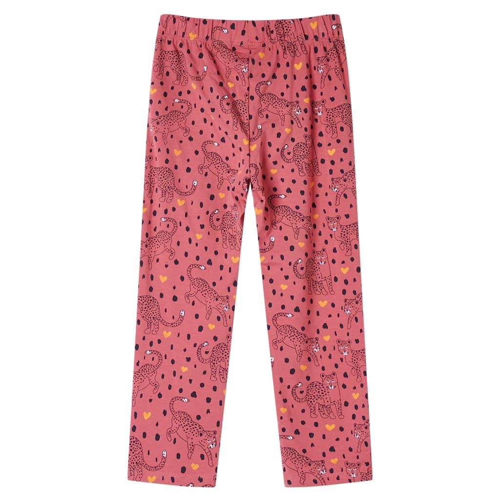 Kids' Pyjamas With Long Sleeves Old Pink 104