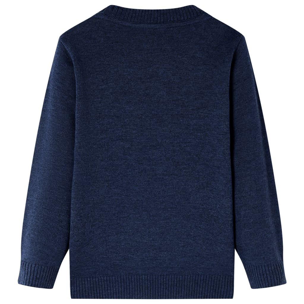 Kids' Sweater Knitted Navy 128