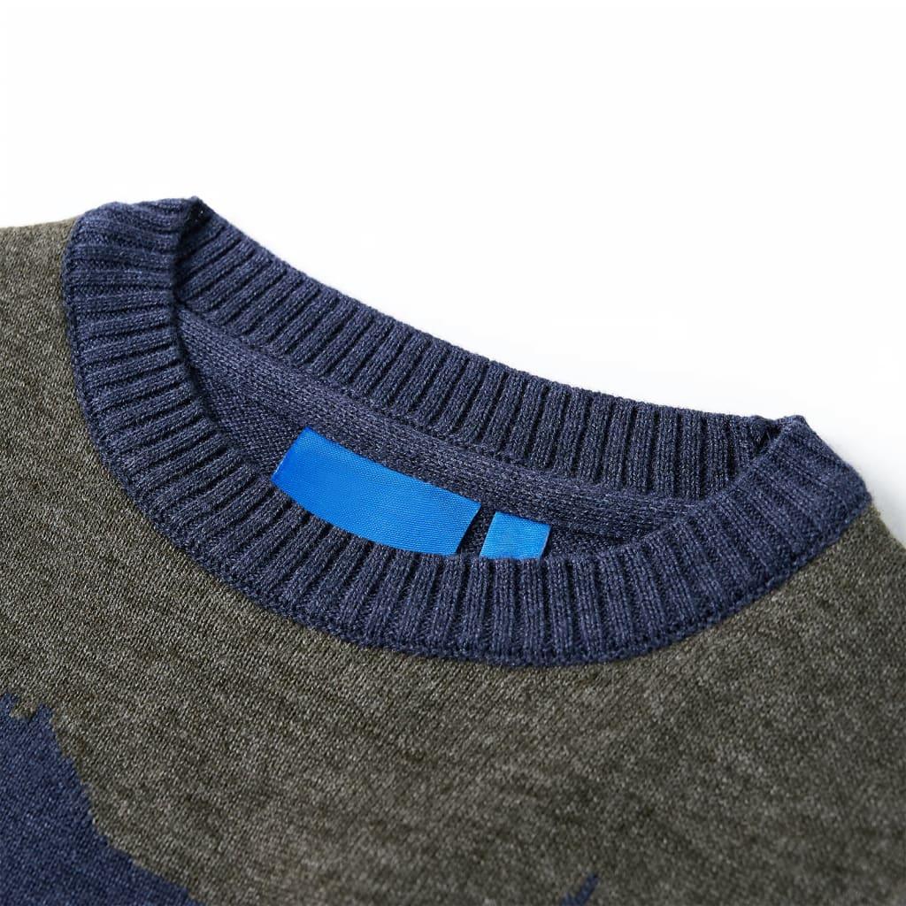 Kids' Sweater Knitted Navy 128