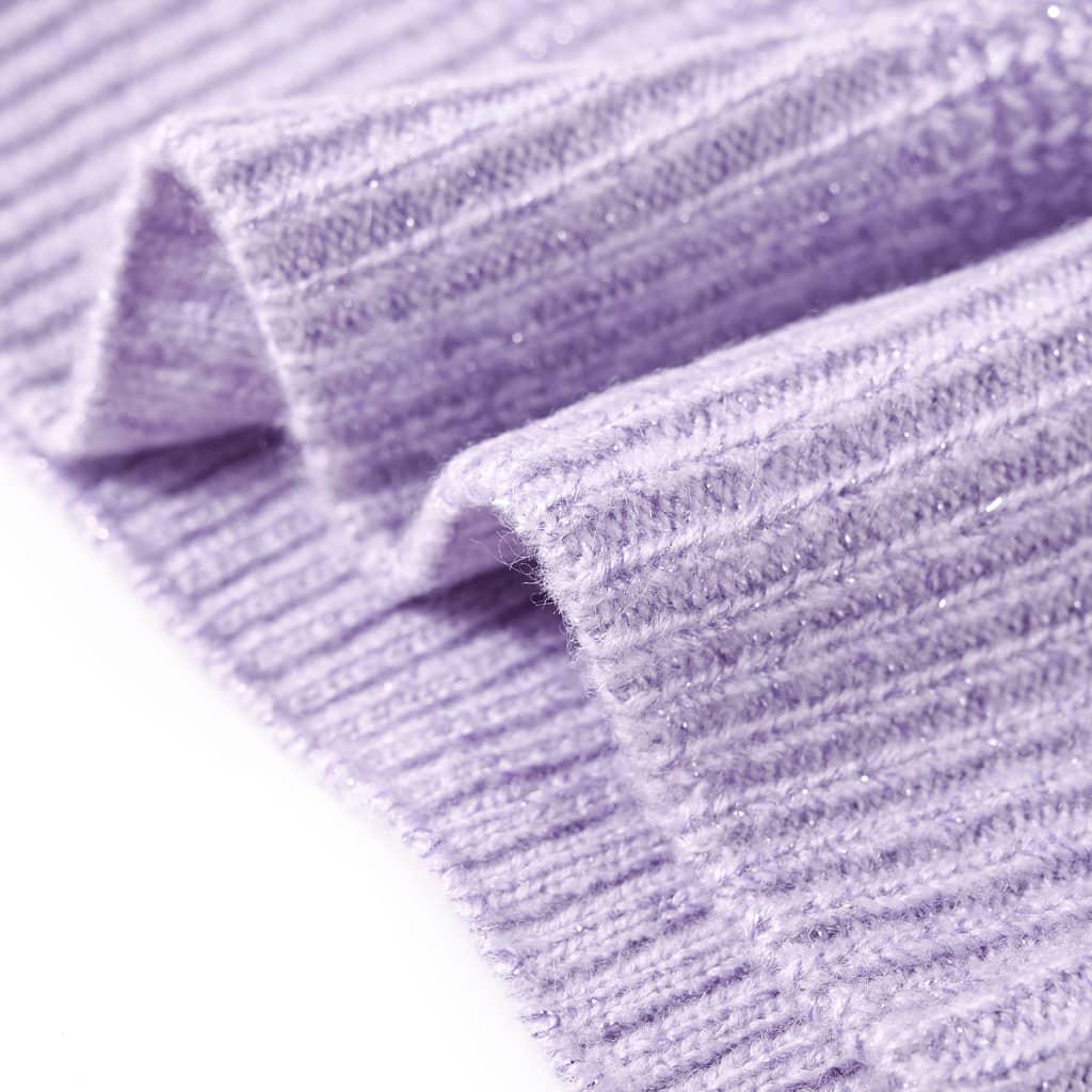 Kids' Sweater Vest Knitted Light Lilac 128