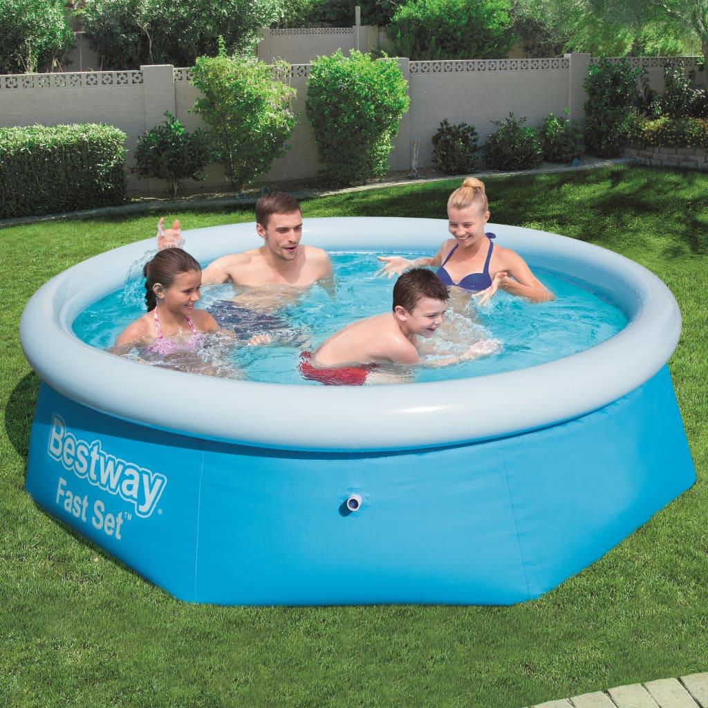 Bestway Fast Set Inflatable Swimming Pool Round 244X66 Cm 57265