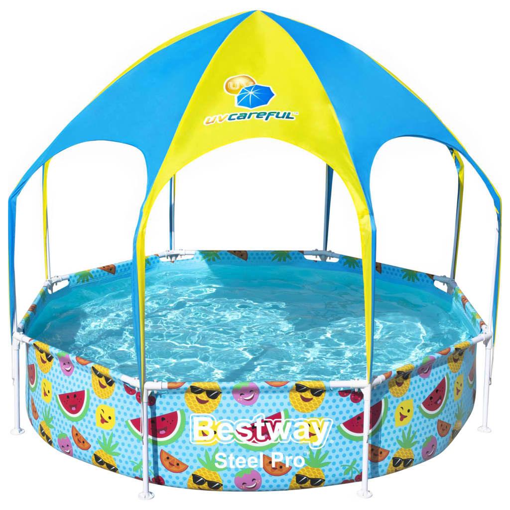 Bestway Steel Pro Uv Careful Above Ground Pool For Kids 244X51 Cm