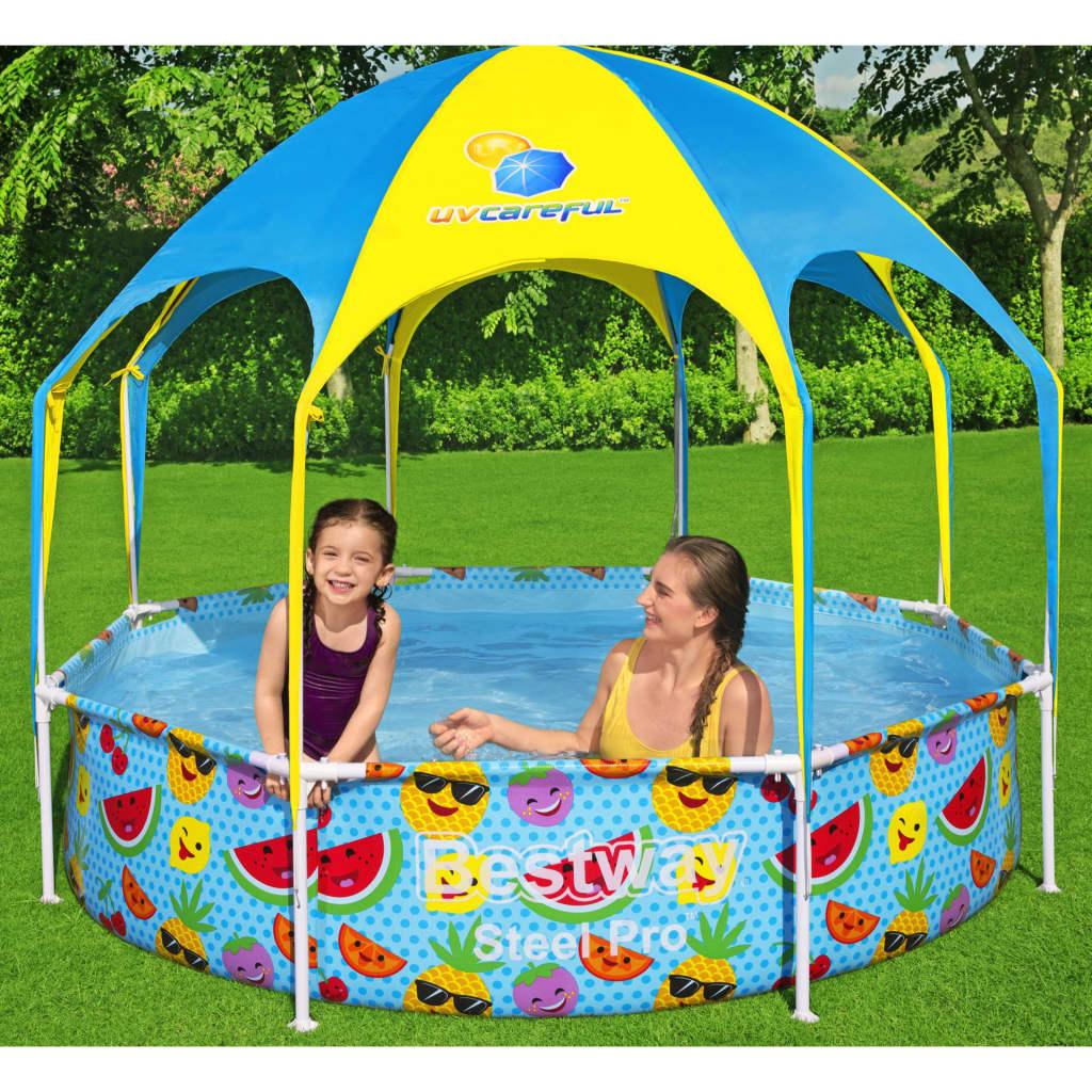 Bestway Steel Pro Uv Careful Above Ground Pool For Kids 244X51 Cm