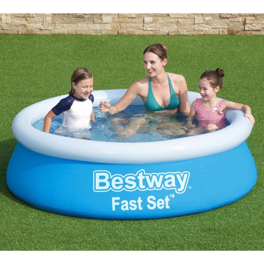 Bestway Fast Set Inflatable Pool Round 183X51 Cm Blue