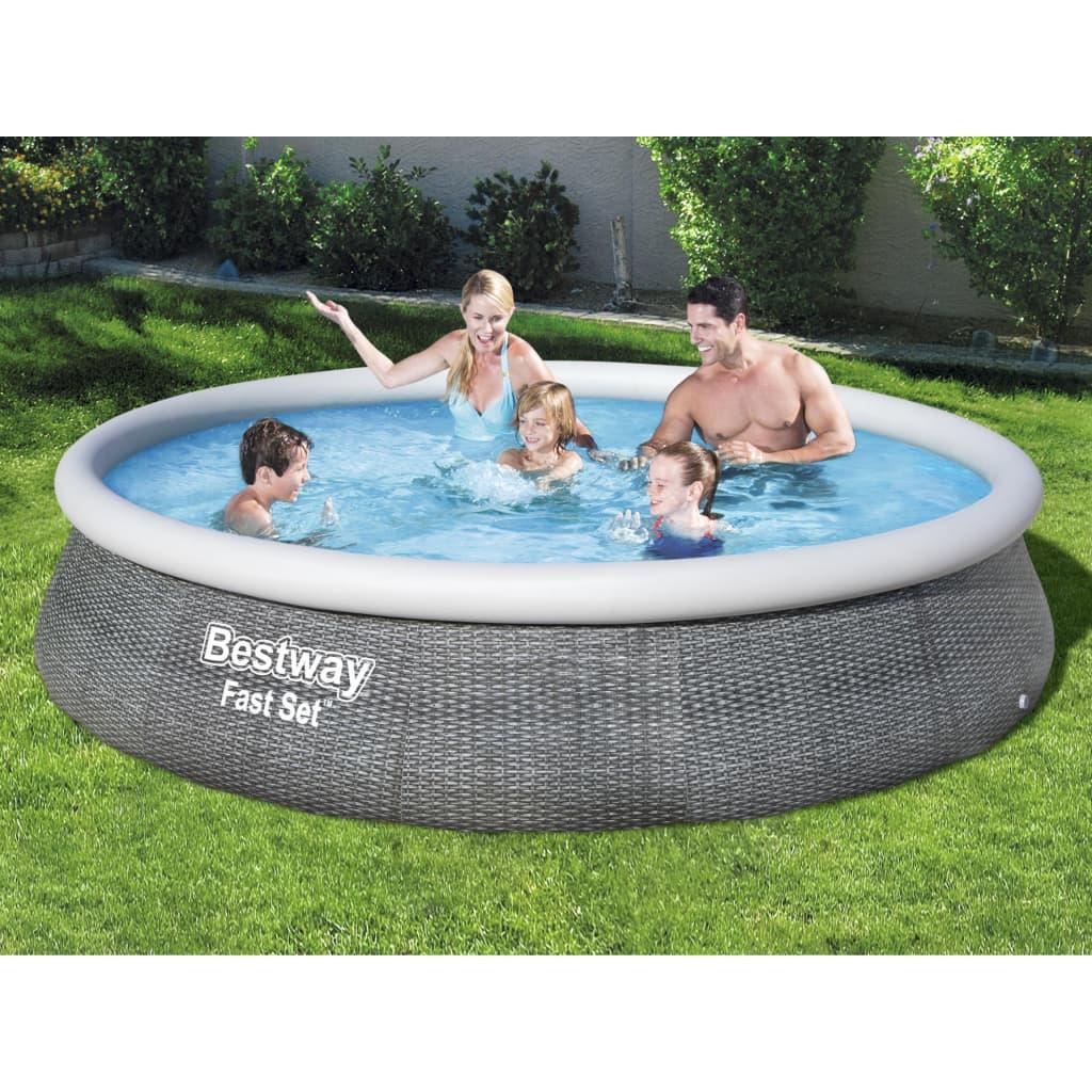 Bestway Fast Set Inflatable Pool Set With Pump 396X84 Cm