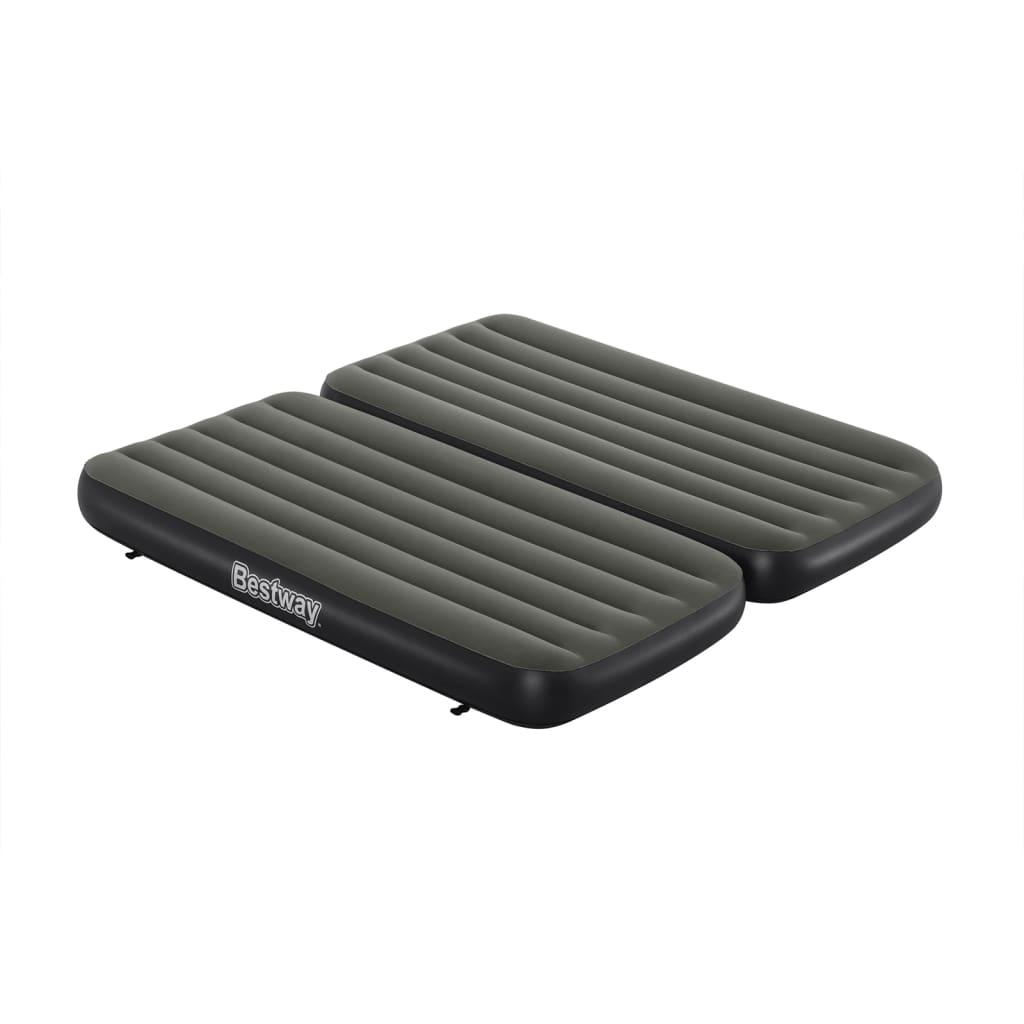 Bestway 3-In-1 Inflatable Airbed Black And Grey 188X99X25 Cm