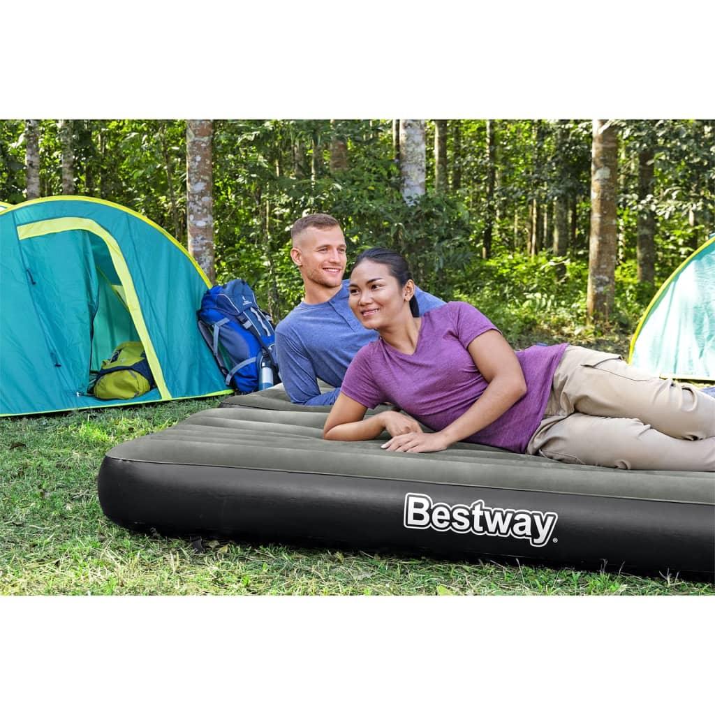 Bestway 3-In-1 Inflatable Airbed Black And Grey 188X99X25 Cm