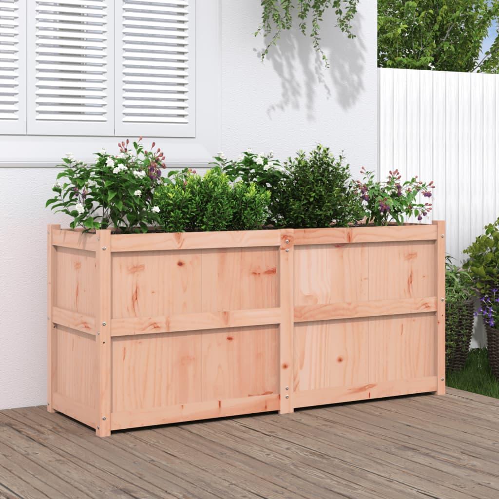 Garden Planter White 150X50X70 Cm Solid Wood Pine