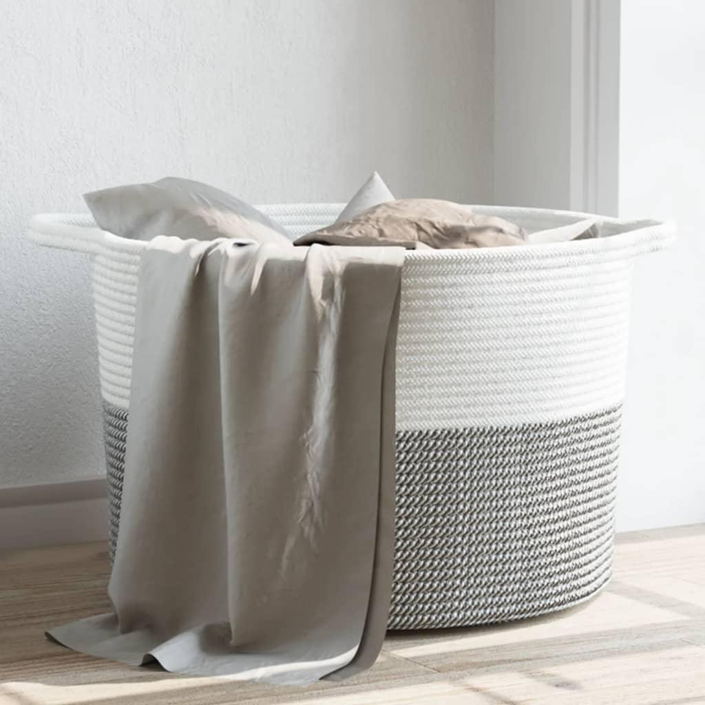 Laundry Basket And White Ø Cotton