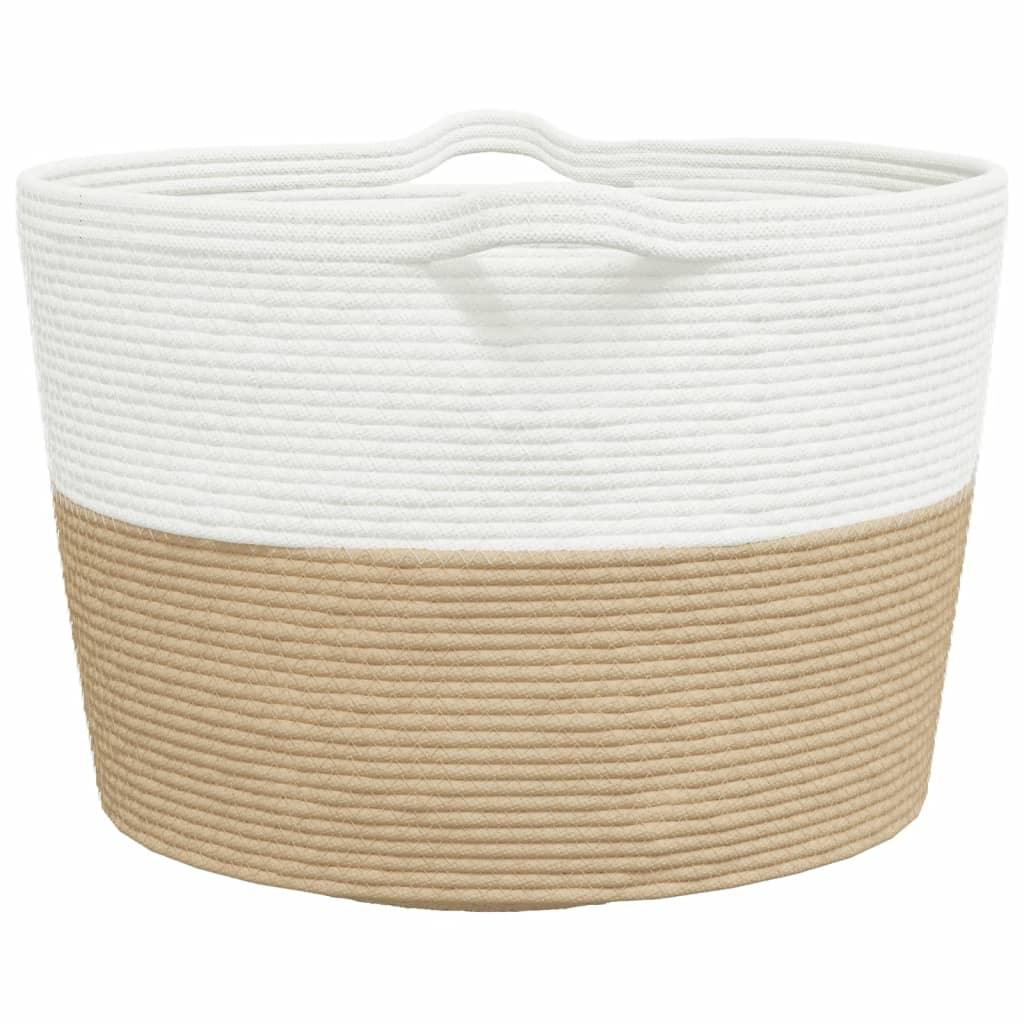 Laundry Basket And White Ø Cotton